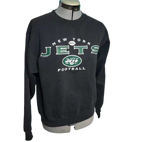 Vintage Lee Sport 90s NY Jets Crewneck Pullover Size Large NFL Football - Picture 8 of 9